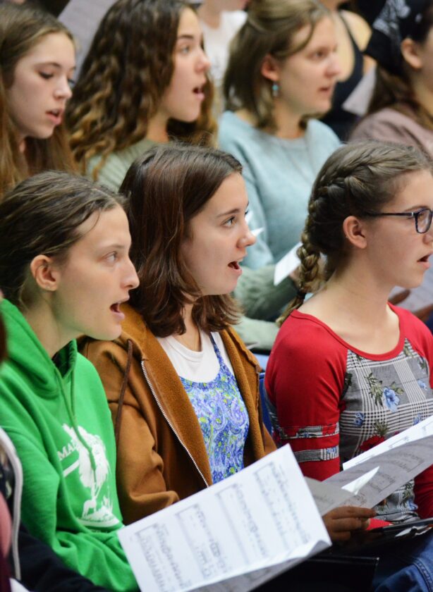 ‘Happy to be here’ District choir rehearses for Saturday concert
